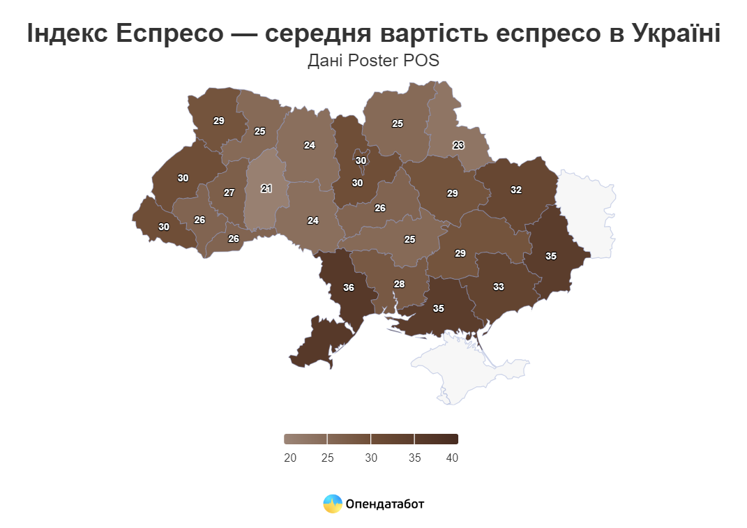 Сколько украинцы тратят на кофе во всех регионах и где он самый дорогой
